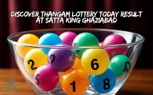 thangam lottery today result